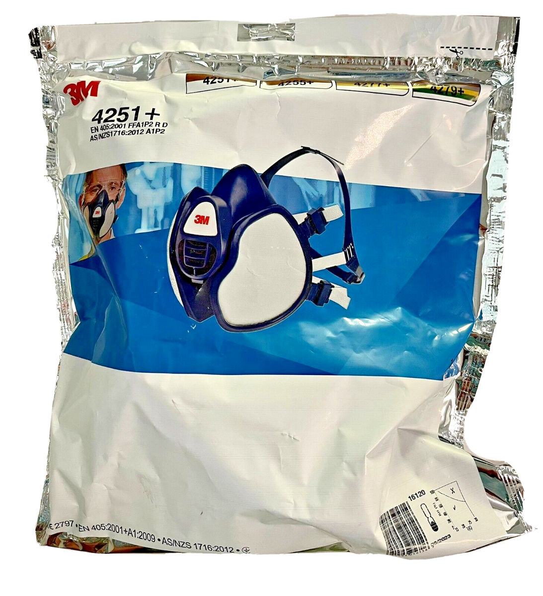 3M™ Respiratore Per Verniciatura A Spruzzo 4251 , A1P2, 1/PK, Protezione Delle Vie Respiratorie - Ecolux Protezioni - Foto 6