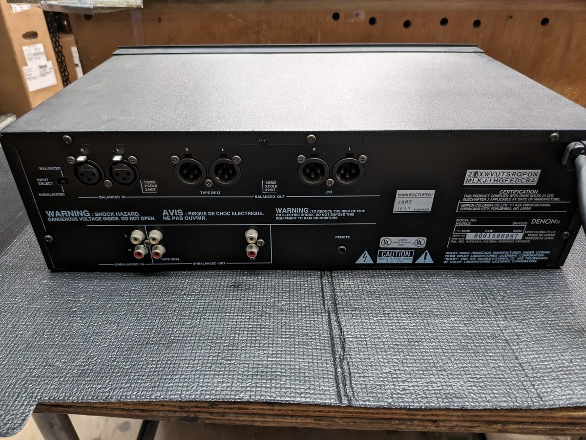 DENON DN-T620 CD/CASSETTE DECK FOR PARTS(AS-IS) | eBay