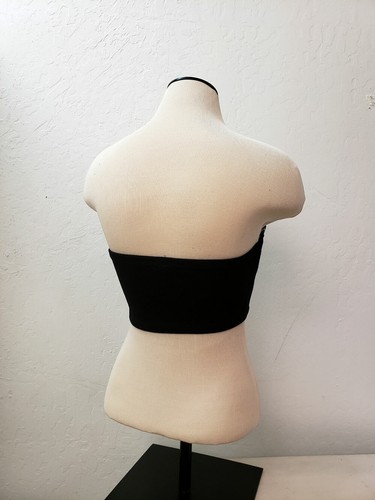 Women Casual Stretch Cropped Strapless Tube Top Shirt RT62834 - Picture 11 of 15