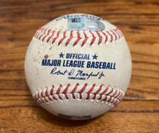 J.D. Davis Giants Game Used SINGLE Baseball 6/20/2023 vs Padres Lugo Hit #398