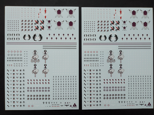Warhammer 40K Tyrannic Veterans Transfer / Decal Sheets