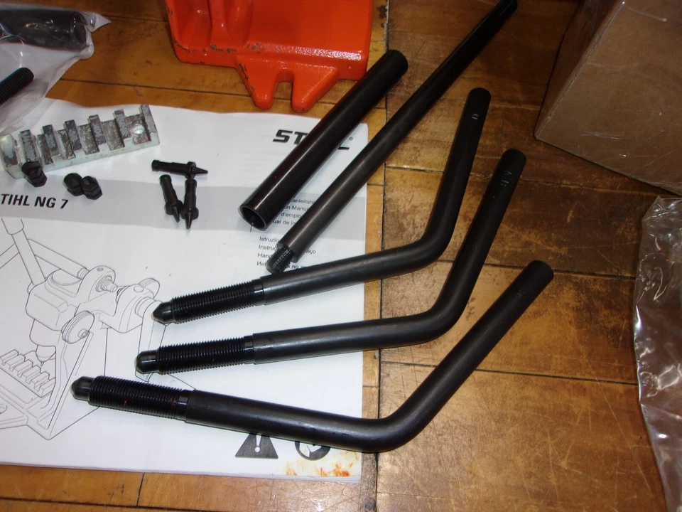 Combo de interruptor de cadena y spinner de sierra de banco Stihl NG7 5805-012-7520 #GM-VB0e Foto 4 de 4