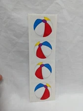 Vintage 2003 Mrs Grossmans Beach Ball Stickers