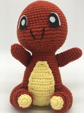 Pokemon CHARMANDER - 100 Handmade crochet soft toy, amigurumi Limited