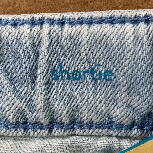 Thereabouts Girls Size 12 Light Wash Denim Superflex Shortie Shorts NWT - Picture 7 of 8