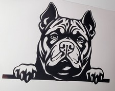 1x XL Bully Dog Decal Vinyl Sticker Laptop Window Camper Door Glass 7.5x5.5inch