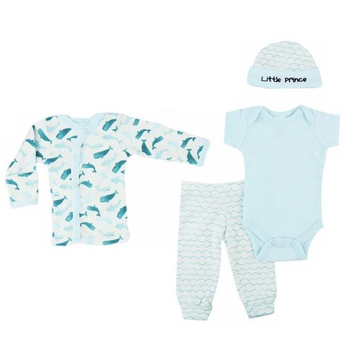 Tiny Baby Boy Clothes Layette Set Starter Outfit Hat Babygrow Bodysuit Premature - Picture 17 of 26