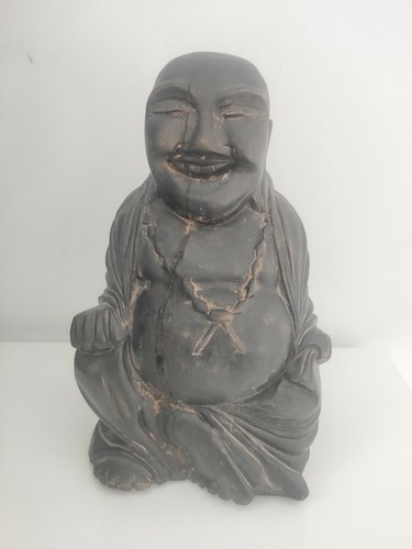 WOODEN STATUETTE BUDDHA Buddhism FIGURINE BOIS BOUDHA FIGURES SCULPTURE STATUES - 第 2/6 張圖片