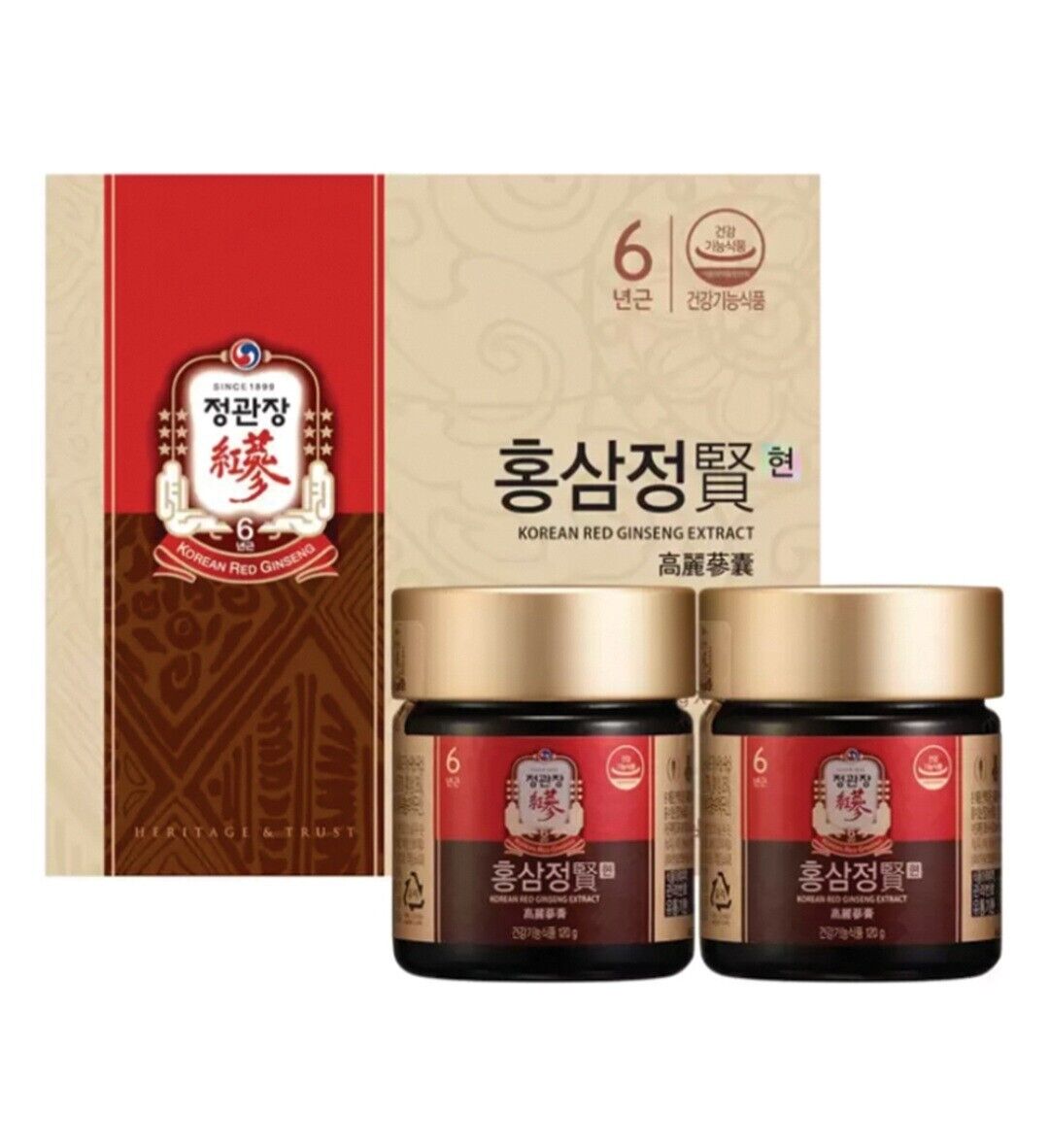 CheongKwanJang Korean Red Ginseng Extract hyun 賢 120g x 2 CheongKwanJang Korean Red Ginseng Extract hyun 賢 120g x 2