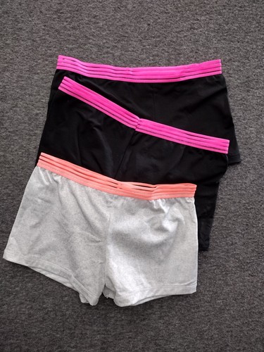Athletic Works Dri Works Girls 3 Boy Shorts Underwear Grey S 6-6X 2-Black M 7-8 - Picture 3 of 7