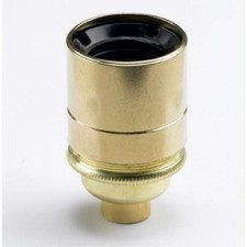 Brass Eddison E27 Bulb Holder