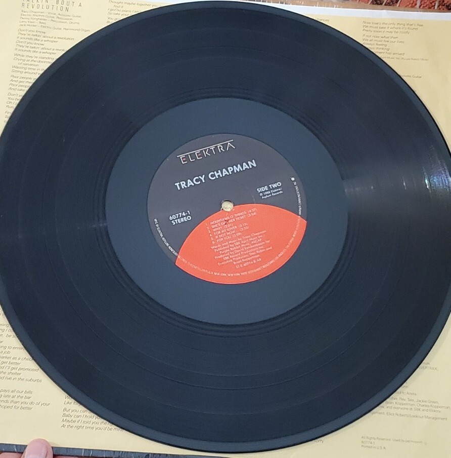 Tracy Chapman Self Titled LP 1988 1st Pressing In Shrink W/Hype