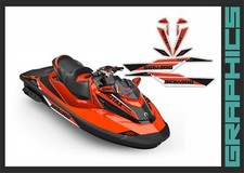 SEADOO RXT RXTX IS AS RS 255 260 300 graphics kit stickers set for 2009-2017 