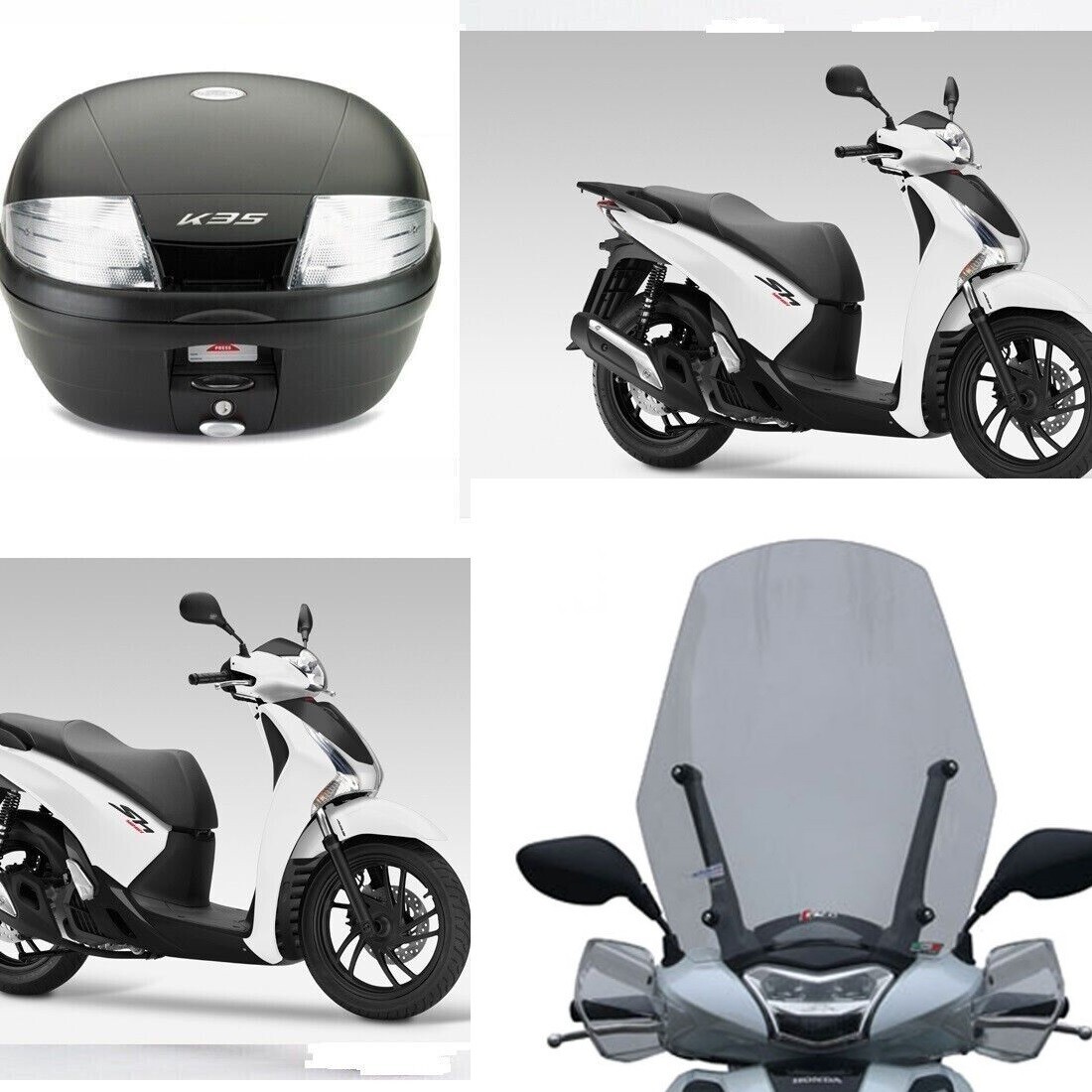 Sh 125 Promozioni Sh 350 Sh 150i Bauletto Sh 125 Bianco Originale