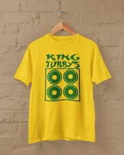 KING TUBBY'S TRIBUTE T-SHIRT (Tubby Perry reggae dub sound system roots carnival