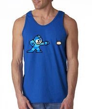 Megaman Classic Nintendo Nes "Throwback" , T-shirt MANY COLORS TANK TOP