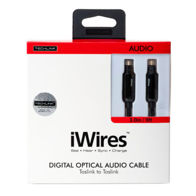 TECHLINK - 710213 Digital Audio Optical Cable - Toslink to Toslink UVP=24,95£