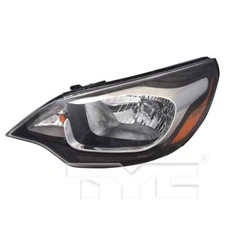 TYC 20-14390-00 Headlight Left Driver Side LH Halogen w/o LED Position Lamp