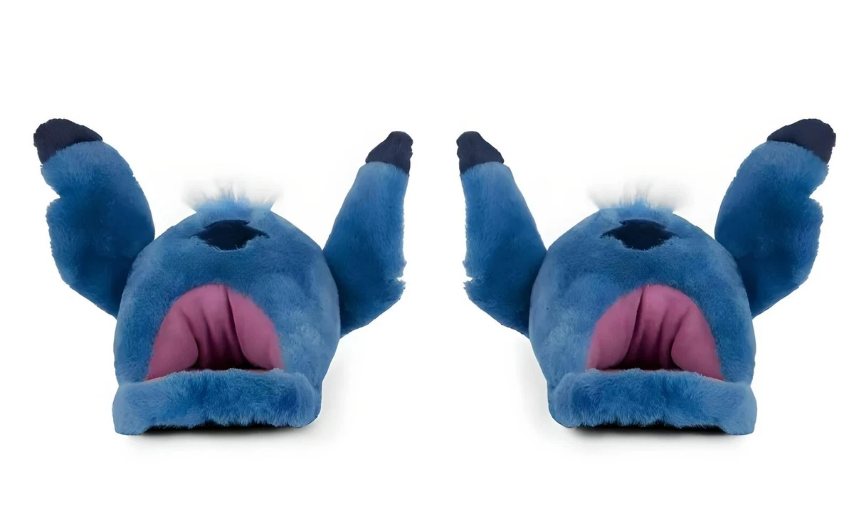 Ladies Lilo and Stitch Slippers Women s 3D Plush House Mule Sandal