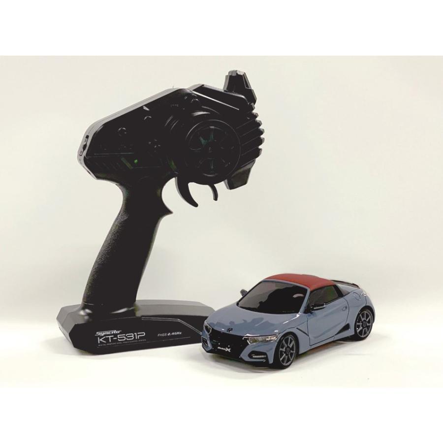 KYOSHO MINI-Z AWD S660 ソニックグレーパール KYOSHO 1/27 Scale MINI-Z AWD Readyset S660 Modulo X (Sonic