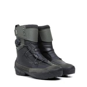Motorcycle Boots TCX Infinity 3 Mid Waterproof Black Green Motorbike