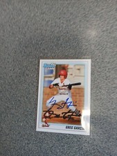 Greg Garcia Signed In Person 2010 Bowman Cardinals Rookie Card