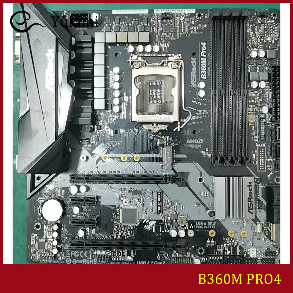 FOR ASROCK B360M PRO4 DDR4*4 128GB HDMI 1.4 DVI-D D-Sub Micro ATX