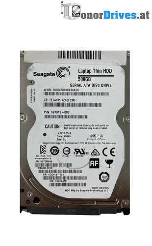 Seagate ST500LT012 - 500 GB - SATA - 1DG142-021 - PCB 100729420 Rev. B*