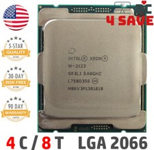 Intel Xeon W-2123 SR3LJ 3.60GHz 8.25MB 4-Core LGA-2066 Server CPU Processor 120W