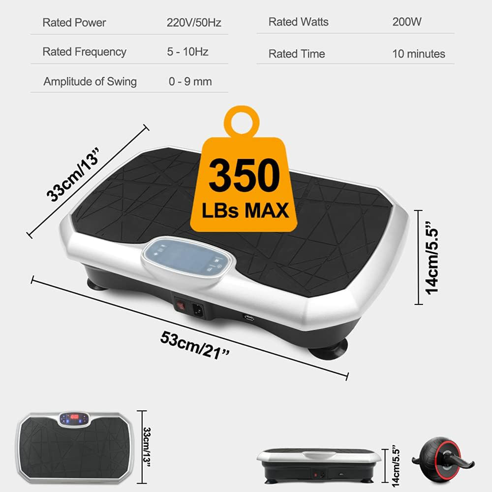 Vibration Plate Exercise Machine Weight Loss,Home Gym Vibration Fitness