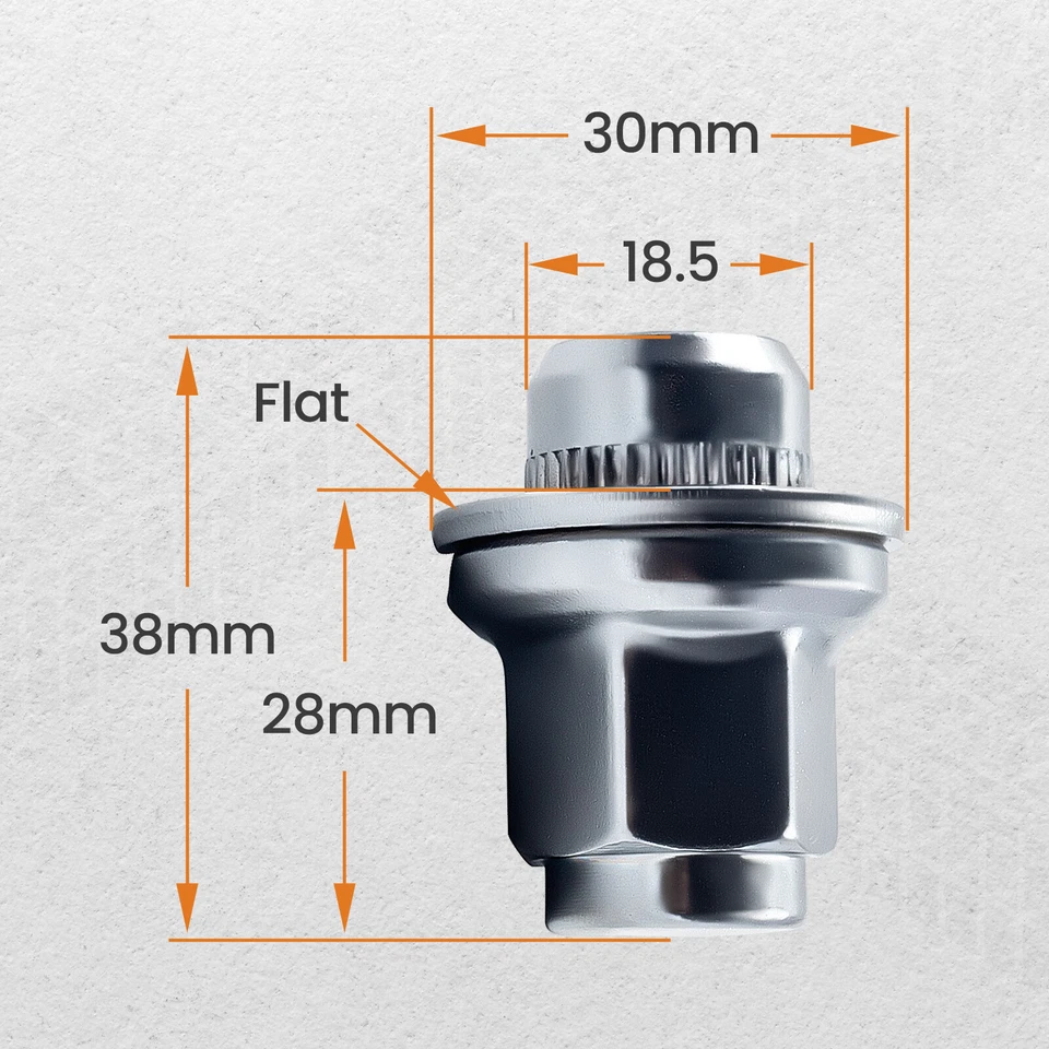 20x Alloy Wheel Nuts For Jaguar XF XE X-Type F-TYPE S-TYPE X152 X400 2001-2009 - Image 3 of 4