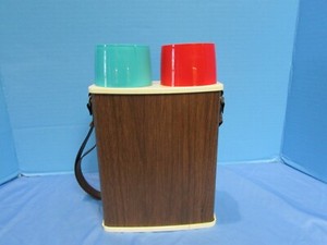!!! Rare Universal Hot Dr Pepper Dual Thermos 1950's Landers, Frary !!!