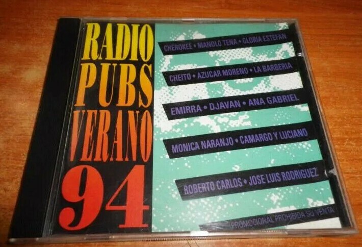 RADIO PUBS VERANO 94 Vol 8 CD ALBUM PROMO MONICA NARANJO AZUCAR MORENO