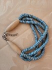 Boho Blue Turquoise Jewelry Lot Bracelet Necklace Earrings Beach Cottagecore — photo 4