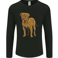 T-Shirt Homme Manches Longues Gildan 64400 Mâtin Français Dogue de Bordeaux
