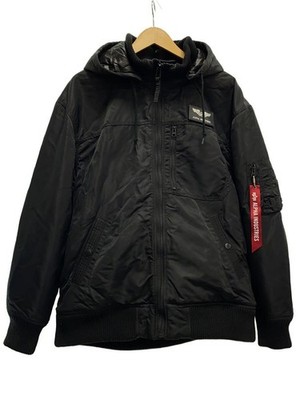 Alpha Industries Flight Jacket/3L/Nylon/Blk/Plain/Ta1716-8001 3652