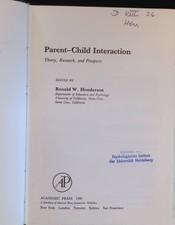 Parent-Child Interaction: Theory, Research an...