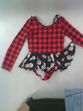 Dance Leotard Dress Leo Luvs  Intermediate Child Christmas Ballet Tap