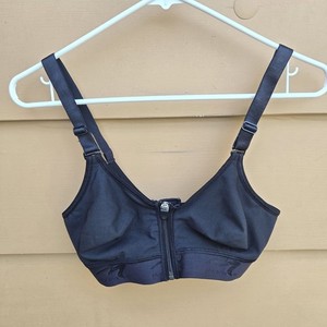 MARENA RECOVERY Bra 34 B/C Surgery Recovery Compression Adjustable Black
