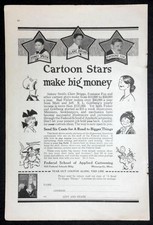 *Cartoon Stars Make Big Money* 1920 AD Sid Smith~Clare Briggs~Fontaine Fox