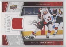 2013-14 Upper Deck UD Game Jersey Series 2 Colin Greening #GJ-GR 0nr3
