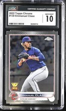 2022 Topps Chrome #130 Emmanuel Clase CGC 10