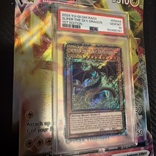 Yugioh: Slifer The Sky Dragon RA03-EN244 PSR Platinum Secret Rare PSA 10