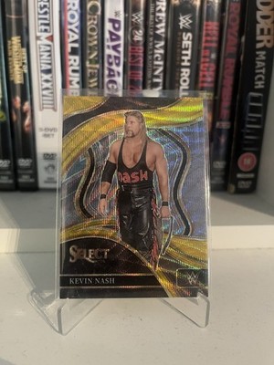 2024 Panini Select WWE - Ringside Kevin Nash #237 Gold Wave Prizm /10
