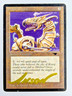 MTG ANTIQUITIES Dragon Engine SIGNED IN GOLD BY ANSON MADDOCKS