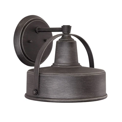 Designers Fountain 33141 Portland 10" Tall Outdoor Wall Sconce - Grey - Picture 7 of 12
