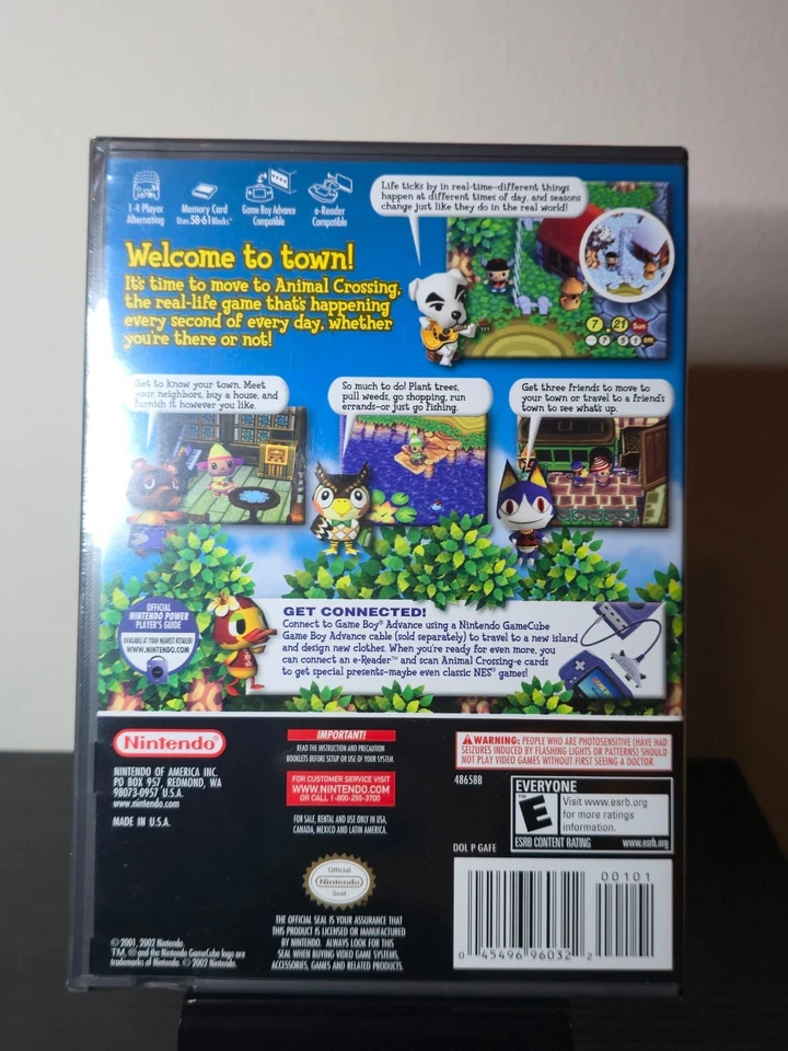 Animal Crossing (GameCube, Player’s Choice) Factory Sealed w/ Memory Card - Mint - Image 4 of 4