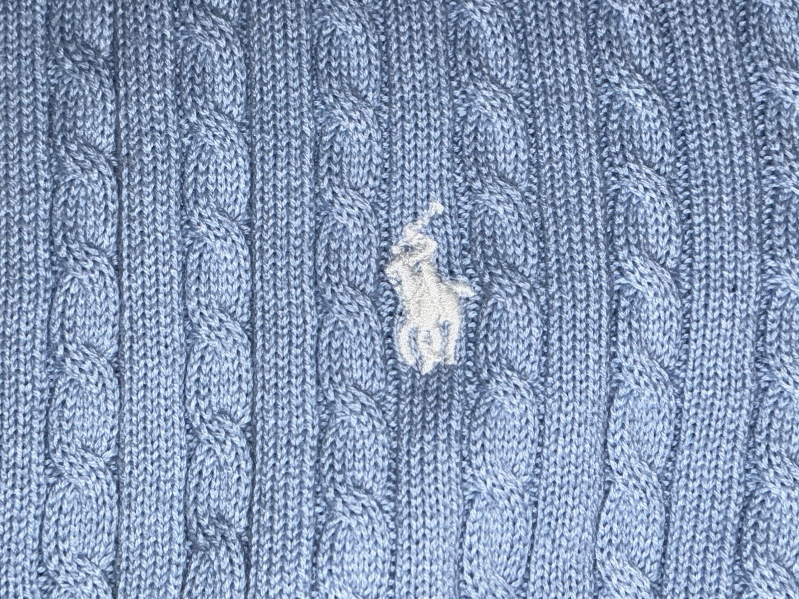 polo ralph lauren sweater cardigan kids girls light blue size 6 thumbnail 4