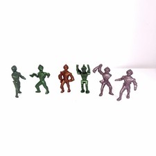 Ajax Archer Vintage 1950 s Lot Of 6 Hard Plastic Spaceman Figures 4