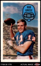 1970 Kellogg's #17 Bob Griese Dolphins HOF Purdue 7 - NM